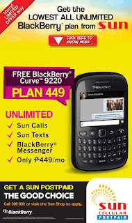 Blackberry Curve 9220 Sun Plan 499