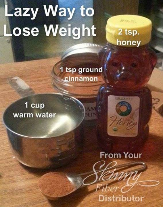 Lazy Way to Lose Weight Cinnamon, Honey, and Water - Health Craze