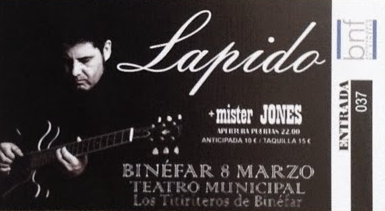 Lapido en Binéfar