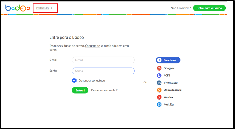 badoo entrar