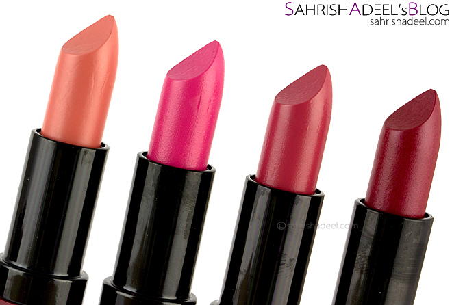 Velvet Matte Lipsticks by Golden Rose Cosmetics - Review & Swatches