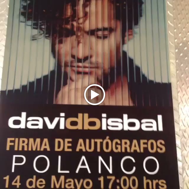 David Bisbal en Mexico, Tu y Yo, firma autografos, Misup Polanco, D F