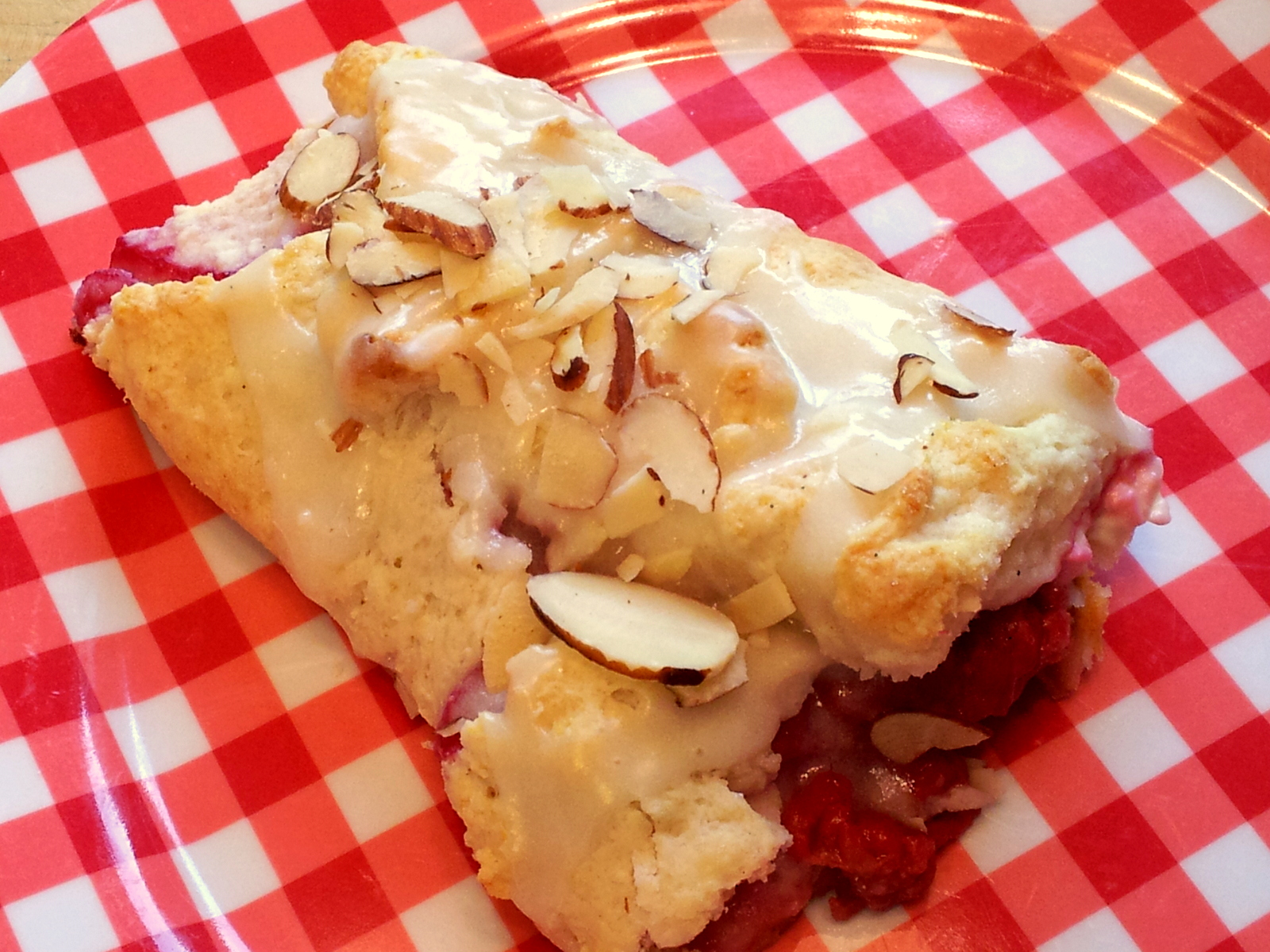 The House of Kent Raspberry Almond Cream Cheese Coffee Cake