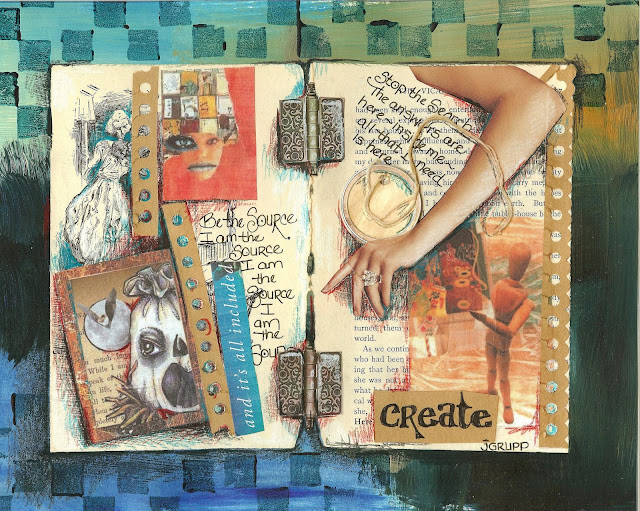 judygruppSTUDIO COLLAGE ART JOURNAL