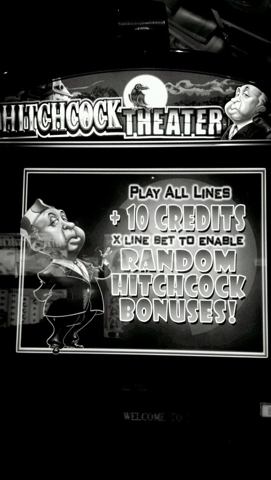 A. Hitchcock slots in L. Vegas