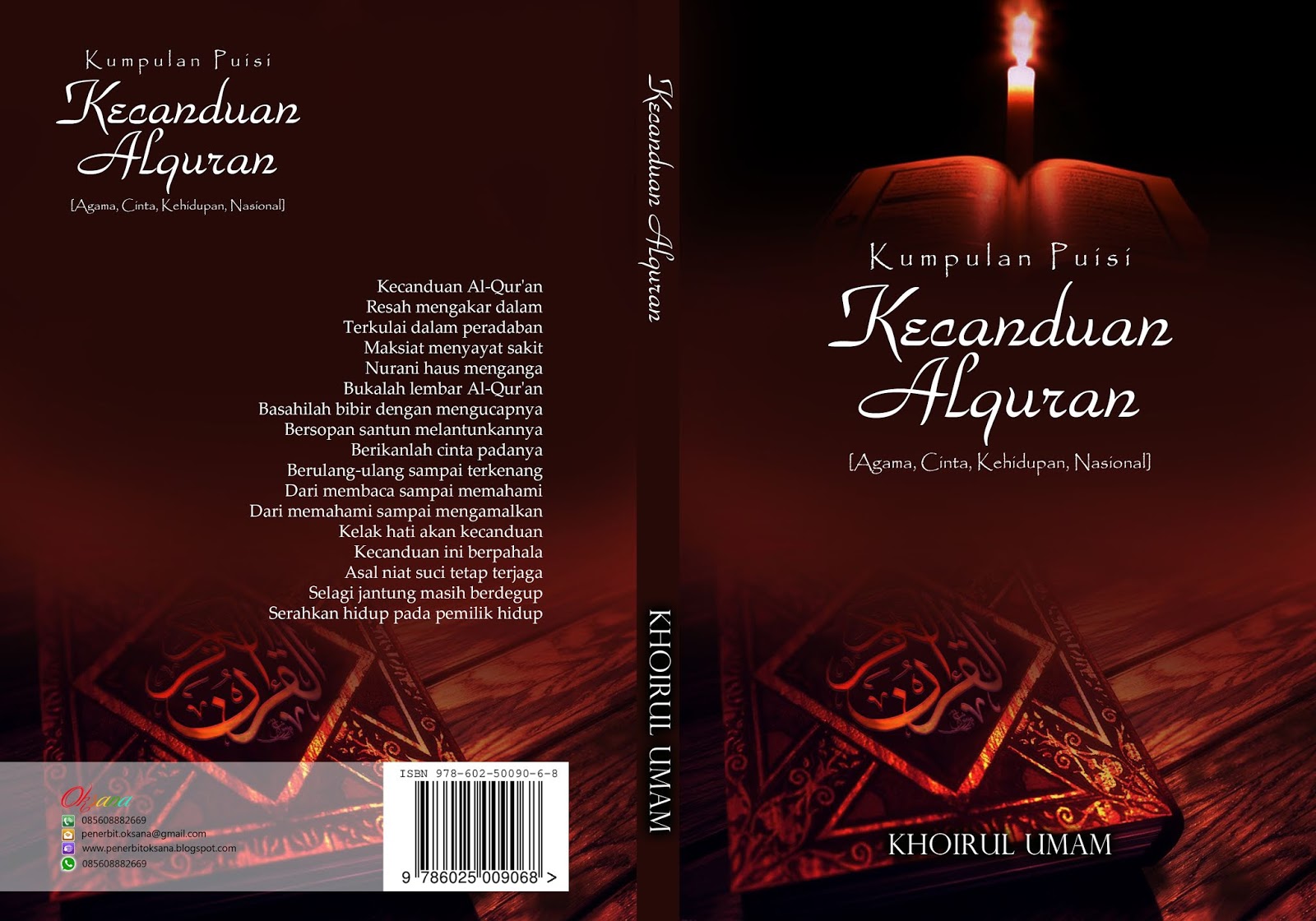 Unduh Gratis Gambar Penerbit Oksana Kecanduan Alquran Kumpulan Puisi Terkeren oleh www.katacinta.co