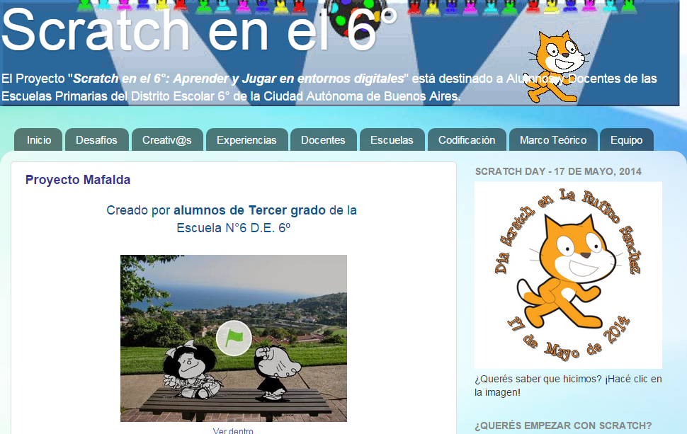 Educación y Blogs (EyB): Scratch en el 6º