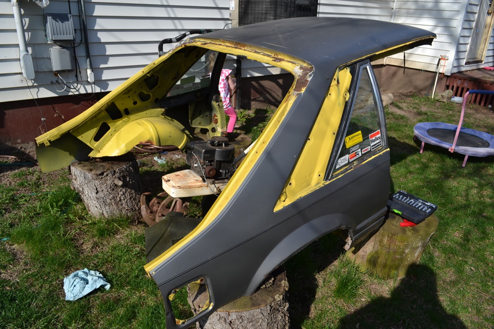 Fox Body Mustang Restoration Removing Quarter Glass on a 1979 to 1986