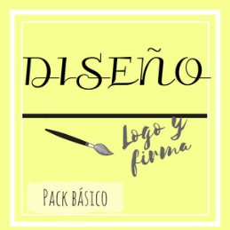 Cartel diseño pack básico (logo y firma) Carte diseño pack básico (logo y firma)