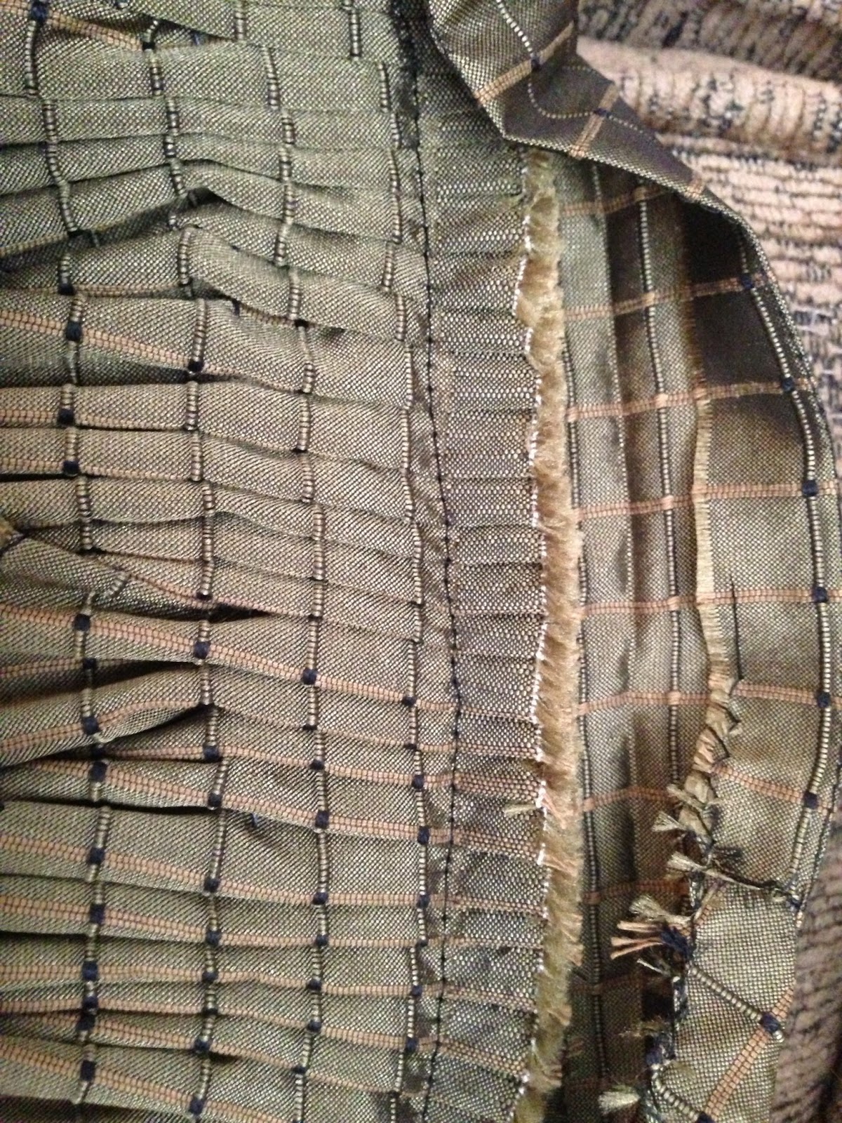 Beauty From Ashes 1863 Dress Project Cartridge Pleating...