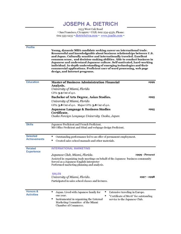 free resume template what makes a good one dadakan modern resume examples 2018