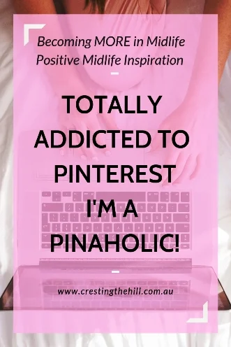 It's confession time - I'm totally addicted to Pinterest and I think I may even be a Pinaholic! #pinterest #pinning