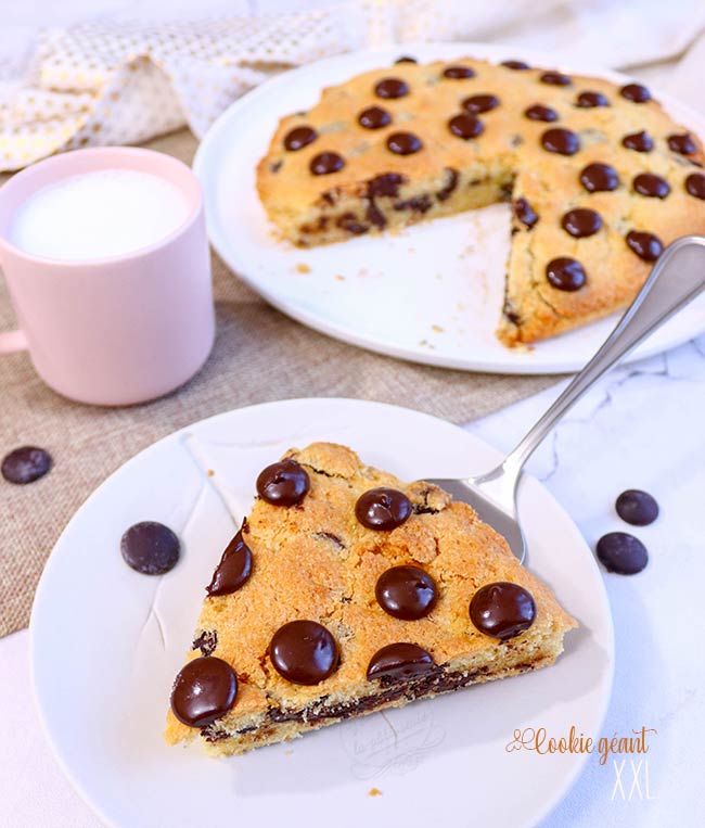 Cookie géant aux pépites de chocolat - Les Papilles de Karen