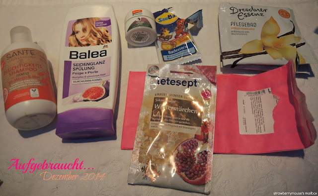 Aufgebraucht Dezember 2014
