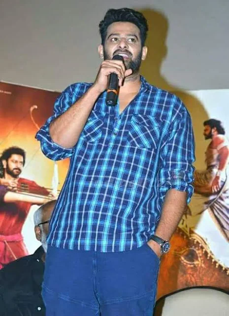 Prabhas' sports a new look at Baahubali - The Conclusion trailer launch