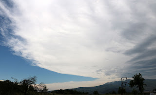 The cloud sweeping over slowly The cloud sweeping over slowly