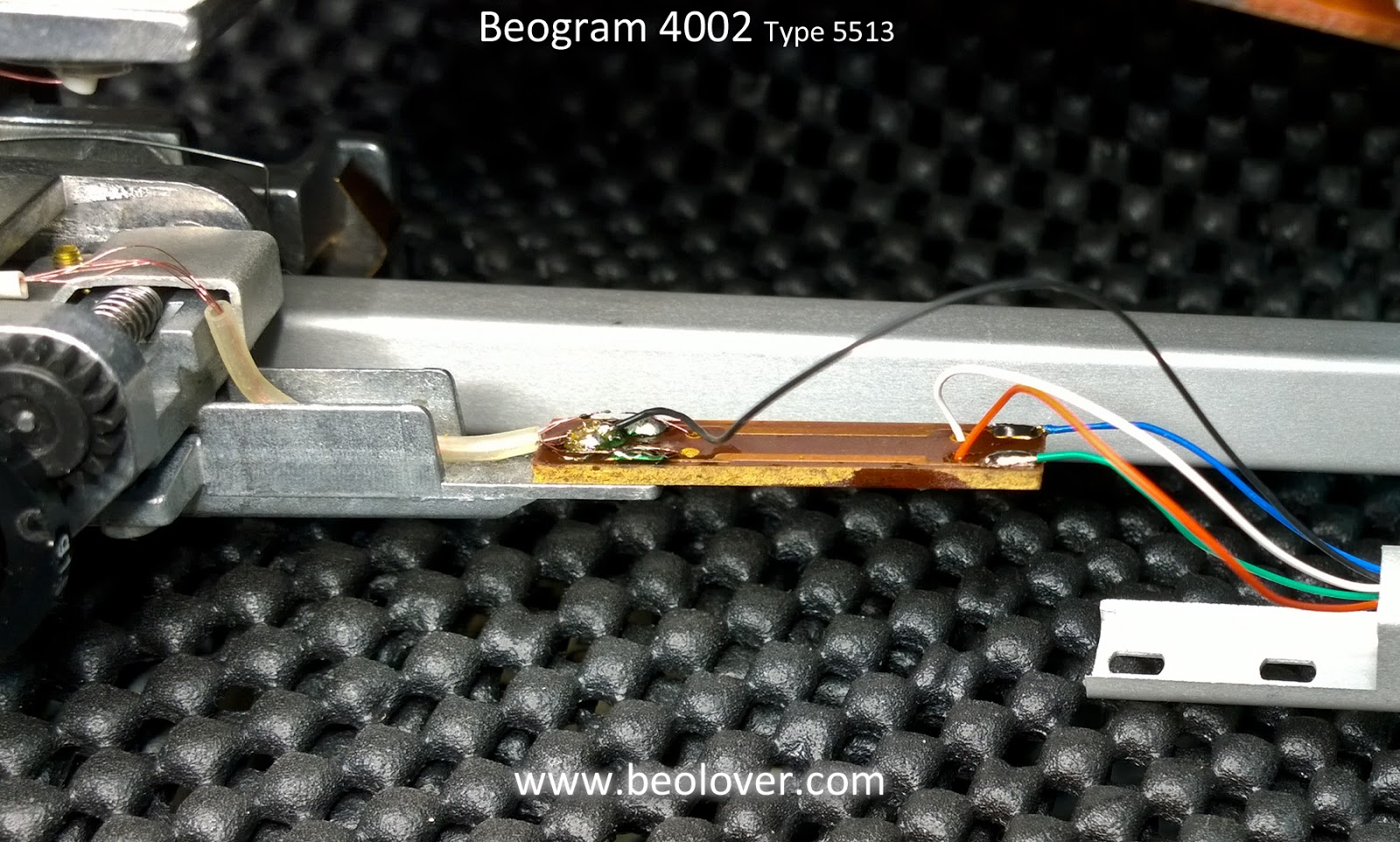 beolover Beogram 4002 Type 5513 Changing out the tonearm phono