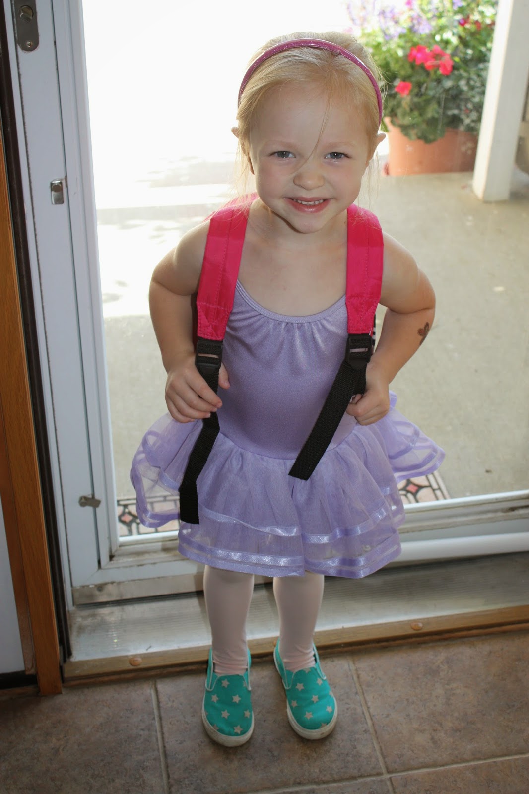 Keeping up with the Stenzels First Day of Big Girl Dance Class!