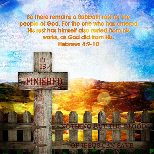 There remains a sabbath rest in 2020 Layout for Today: Sabbath Rest