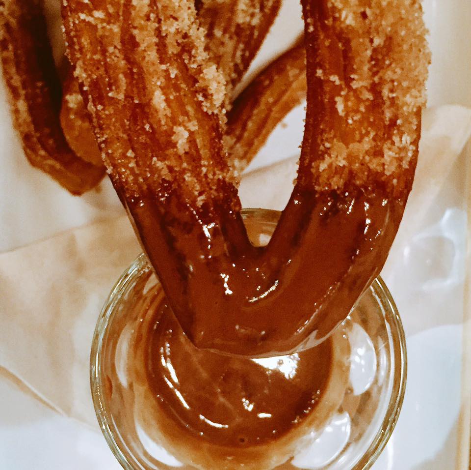 Tapas Revolution Newcastle at intu Eldon Square | Menu Review & Recommendations | breakfast churros with chocolate dipping sauce