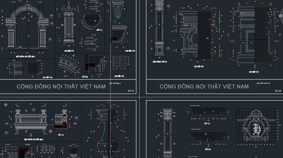 Autocad Exterior classic facade (With details ) 1 Autocad Exterior classic facade (With details ) 1