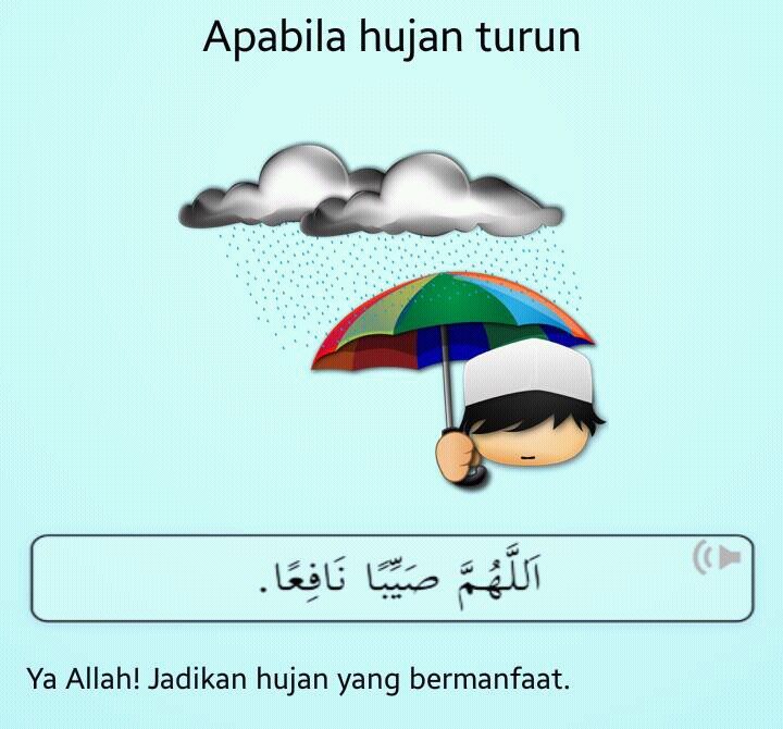 Kumpulan Doa Harian Mobile Hujan Turun Gambar