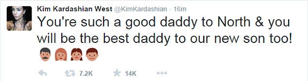 Kim Kardashian confirms it's a baby boy!