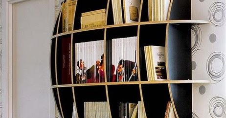 MODELOS DE ESTANTES INNOVADORES PARA LIBROS : Decoración del Hogar