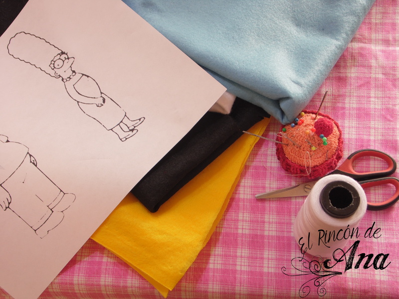 Portalápices paso a paso de Los Simpson