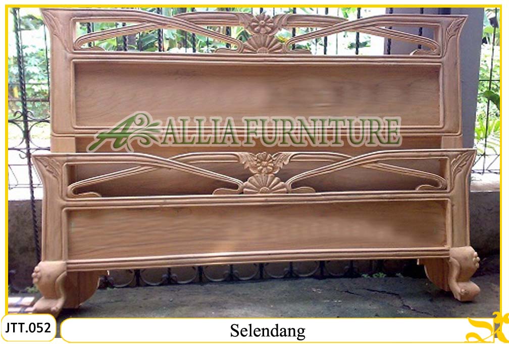 Tempat Tidur Ukiran Jati Selendang Allia Furniture Tempat Tidur Ukiran Jati Selendang Allia Furniture