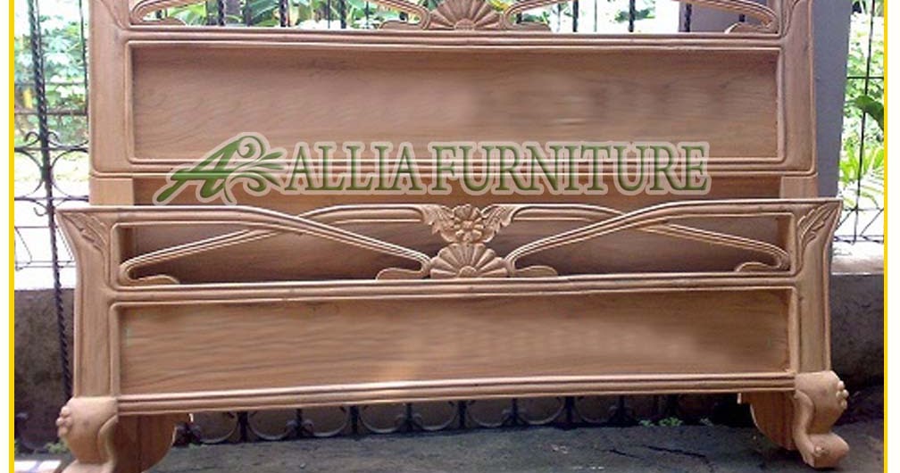 Tempat Tidur Ukiran Jati Selendang Allia Furniture Tempat Tidur Ukiran Jati Selendang Allia Furniture
