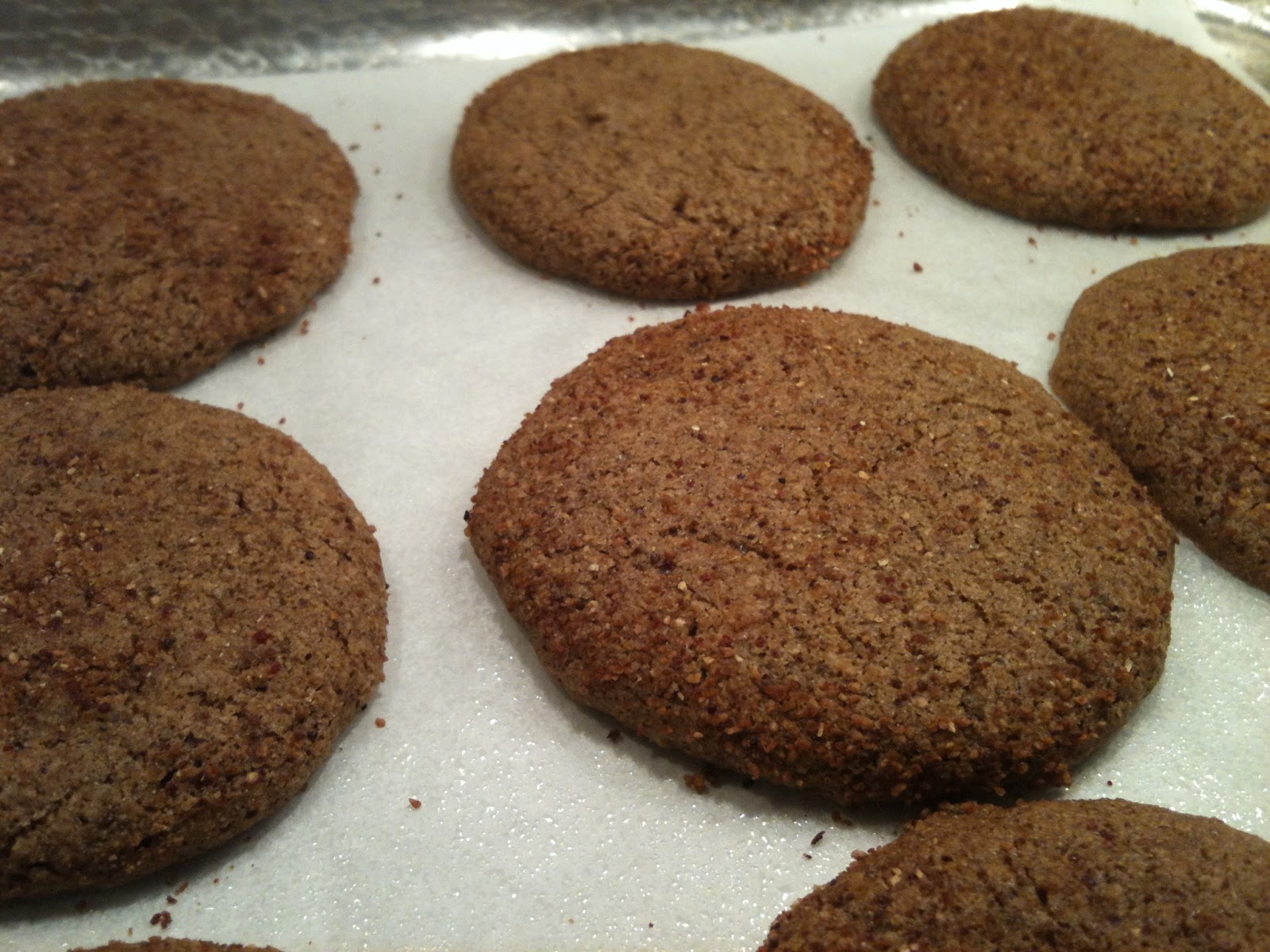 Genius Cafe Soft Ginger Cookies, no eggs or added fat