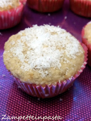 Muffin al cocco senza glutine e senza uova - Ricetta senza glutine