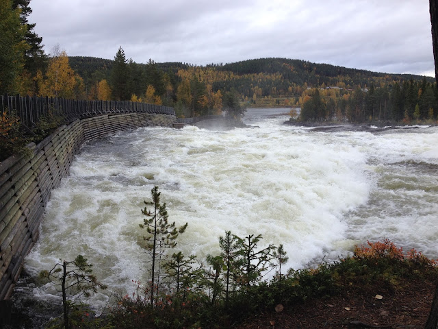 พักร่างที่ Storforsen