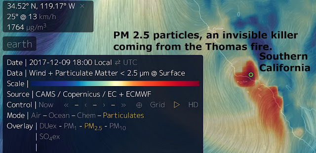 25 million southern Californian's breathing in dangerous levels of PM particles Naamloos