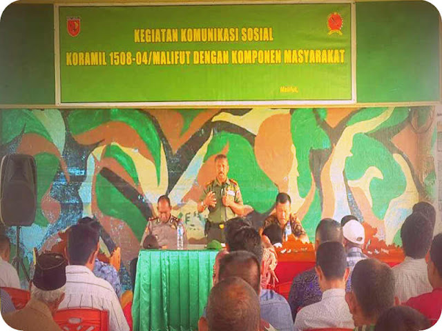 TNI AD Gelar Komunikasi Sosial dengan Warga di Malifut dan Kao Teluk TNI AD Gelar Komunikasi Sosial dengan Warga di Malifut dan Kao Teluk
