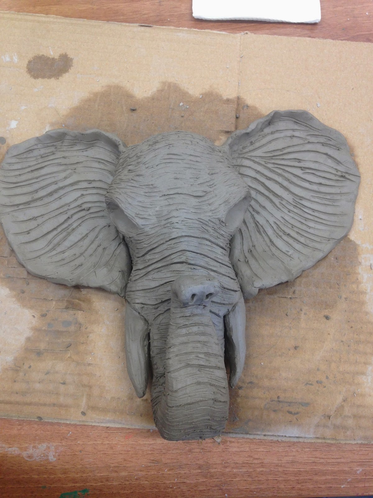 Amy's FMP Portfolio Clay Elephant Head