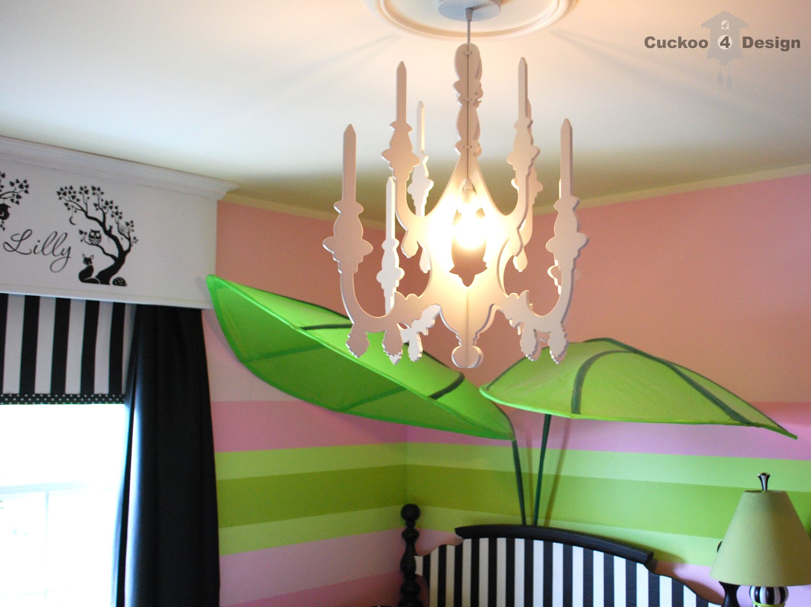 Black White Pink And Lime Green S Room Cuckoo4design
