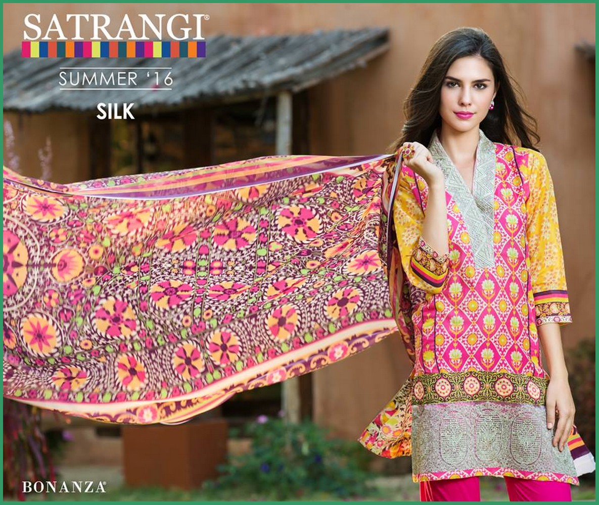 Bonanza Satrangi Summer Collection 2016 Guardians Clothes