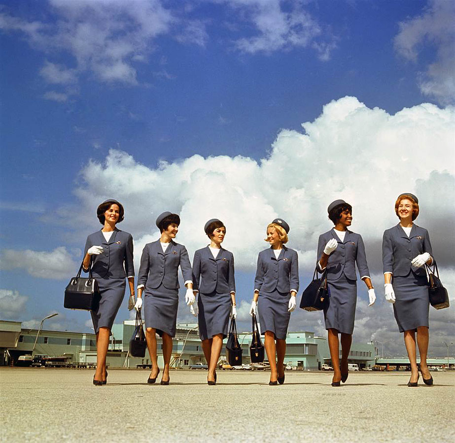 DeltaAir Vintage Pictures World stewardess Crews
