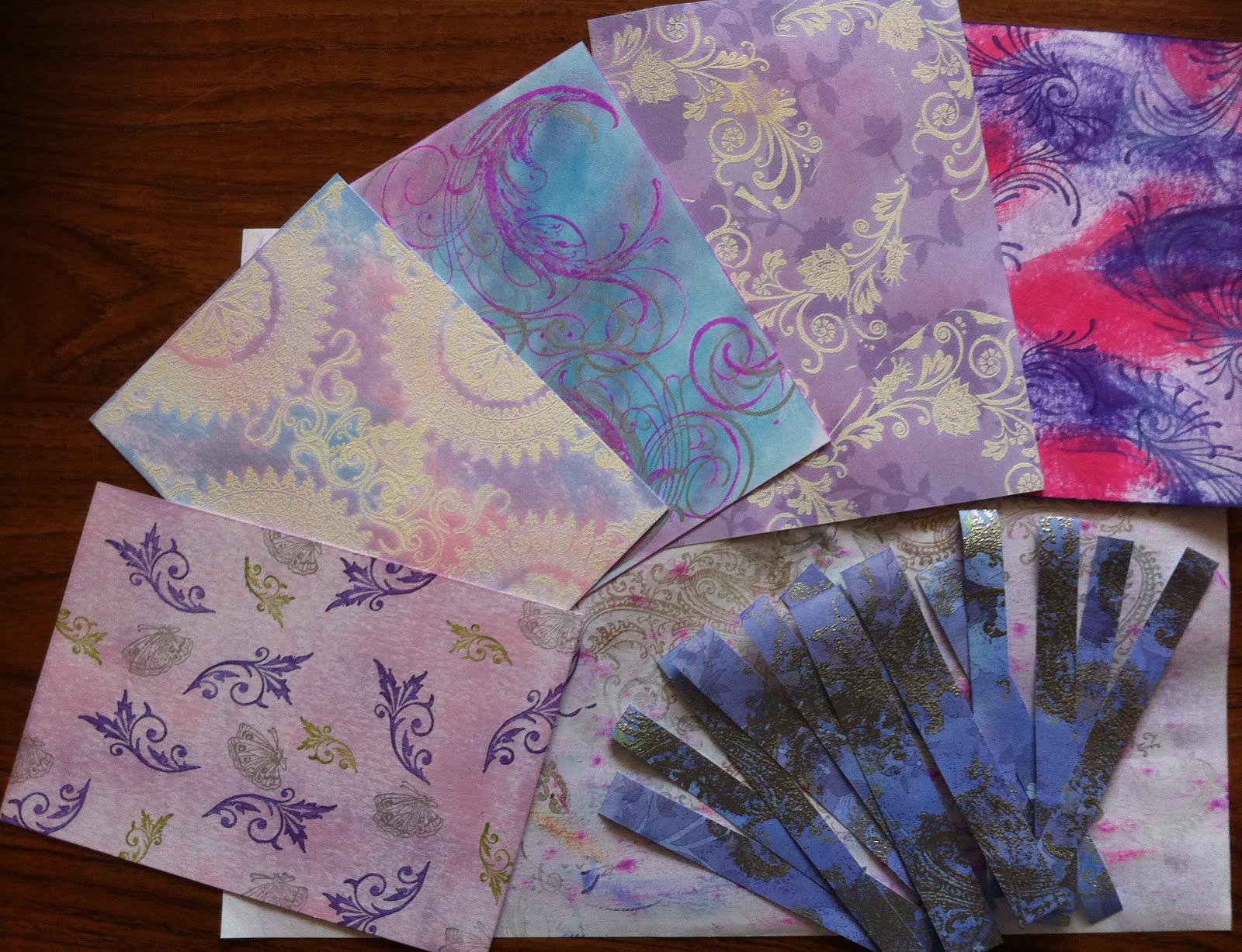 Quilters Cottage Norfolk Stamping Background Papers