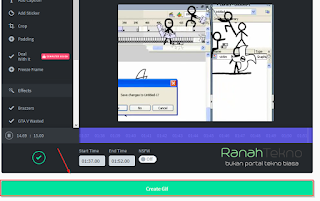 Cara Mengubah Video Youtube Menjadi Animasi GIF - Create GIF