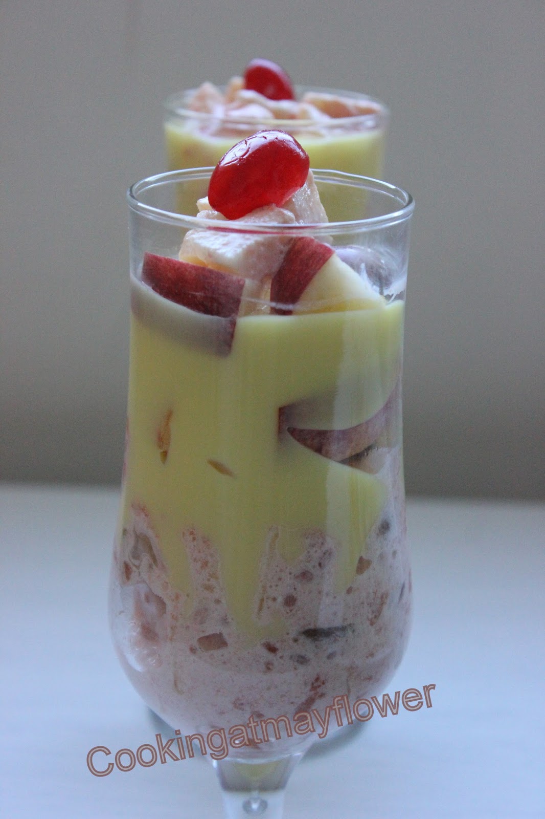 Cooking at Mayflower Milkmaid Fruit Salad