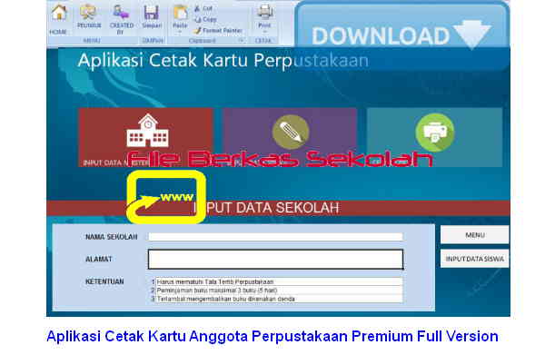 Aplikasi Cetak Kartu Anggota Perpustakaan Premium Full Version Aplikasi Cetak Kartu Anggota Perpustakaan Premium Full Version
