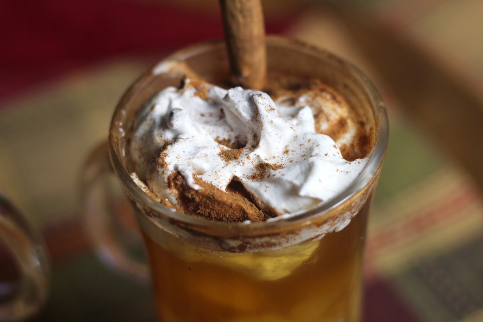 Hot Apple Brandy Punch with Marzipan Whipped Cream – Diary of a Mad ...