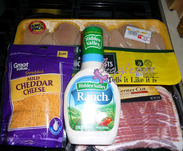 four ingredient chicken meal that is delicious and moist, banch ranch chicken,