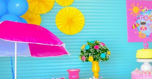 Fiesta temática de pool party