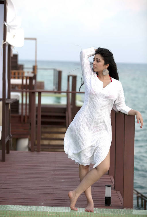 Charmi Kaur at Beach Photoshoot