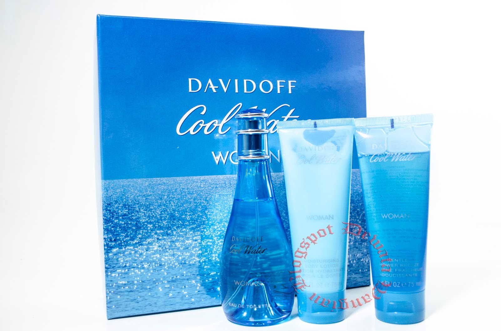 Wangian,Perfume & Cosmetic Original Terbaik Davidoff Cool Water Women Perfume Set