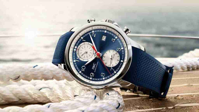 FIFA World Cup Speical: IWC Portugieser Yacht Club Chronograph Blue Sunburst Dial Summer Edition 43.5mm Watch Review